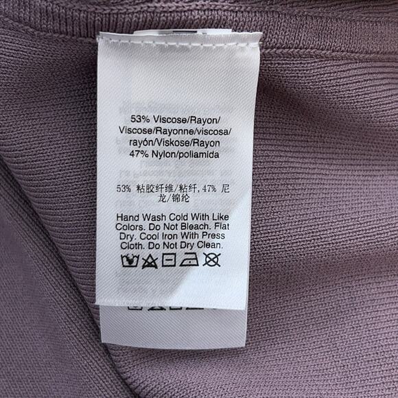 Donna Karan New York Womens Size L Open Front Cardigan Rib Knit - Picture 13 of 16